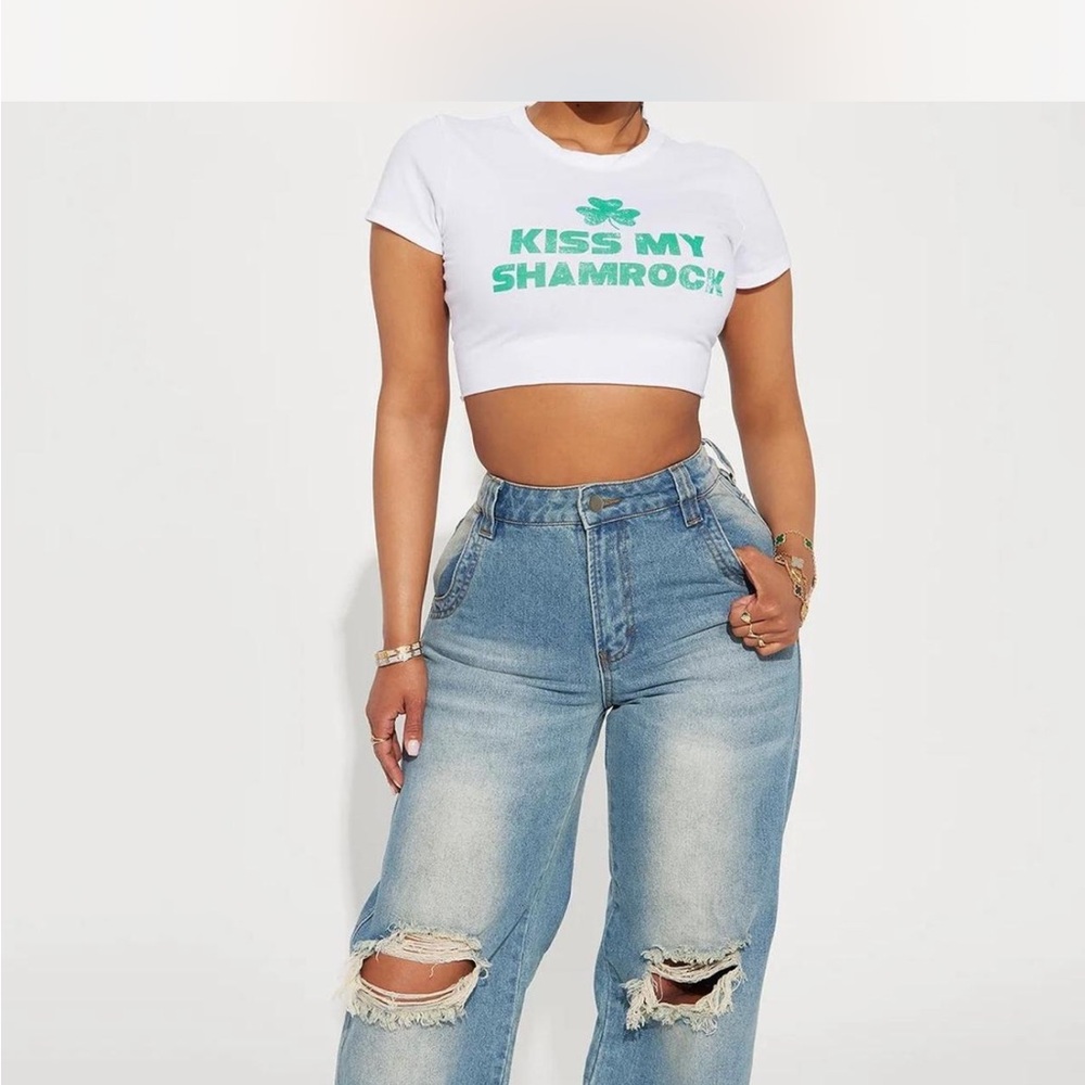 Fashion Nova Drew Drop Waist Baggy Jeans